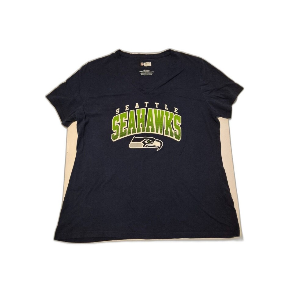 NFL Team Apparel Womens XL Tee Shirt Seattle Sea Hawks